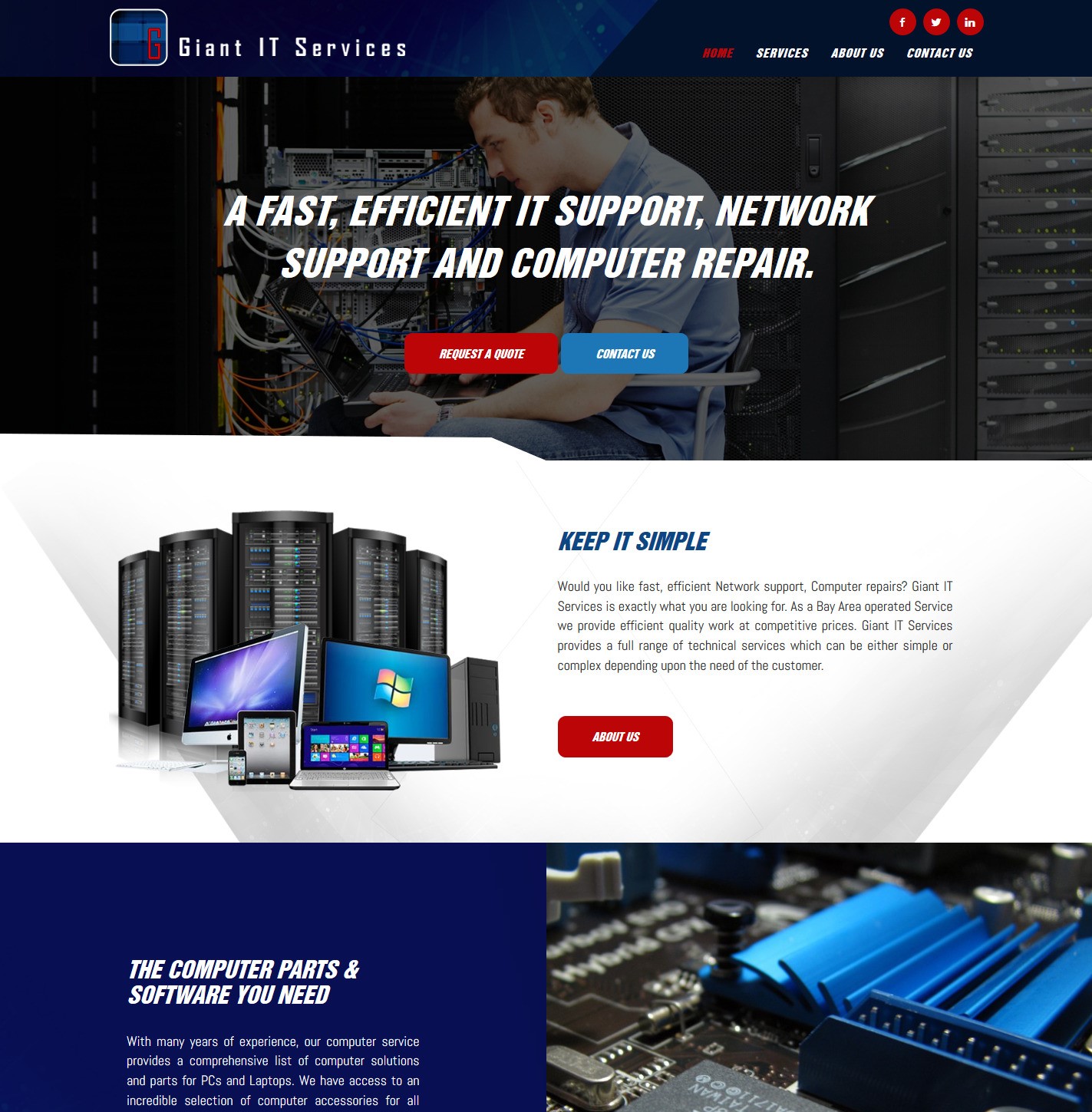 WordPress IT Services Theme